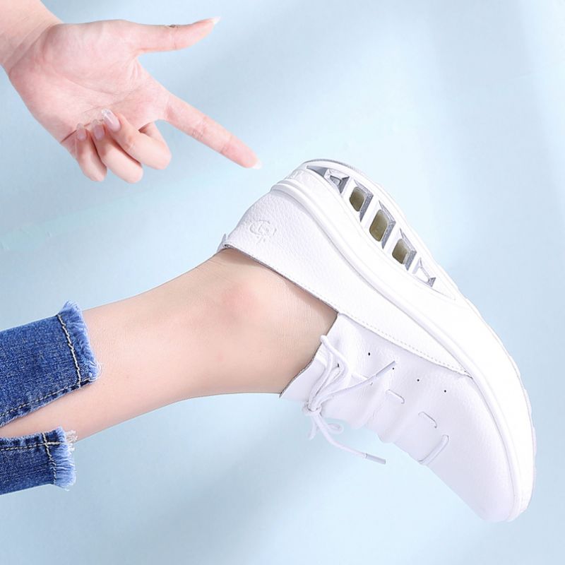 Jame Dames Platform Schoenen - Wit