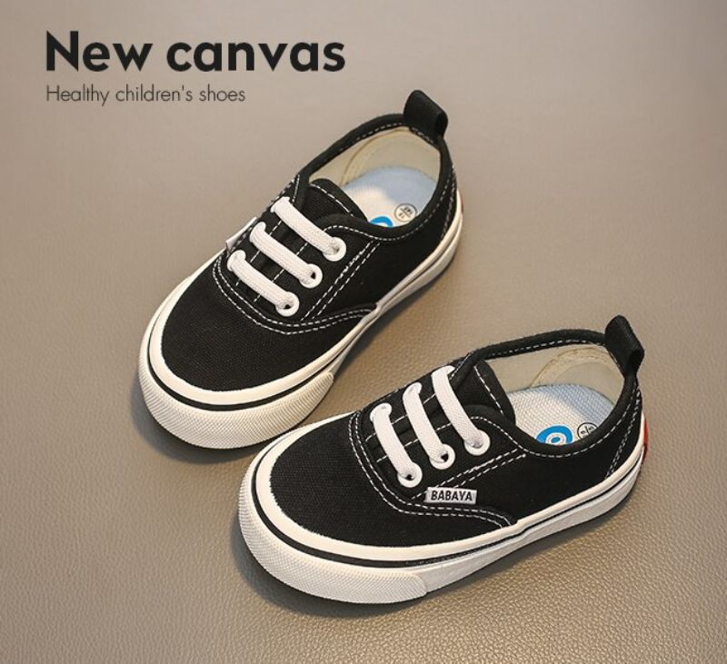 Jami Unisex Casual Sneaker Voor Kinderen - Zwart