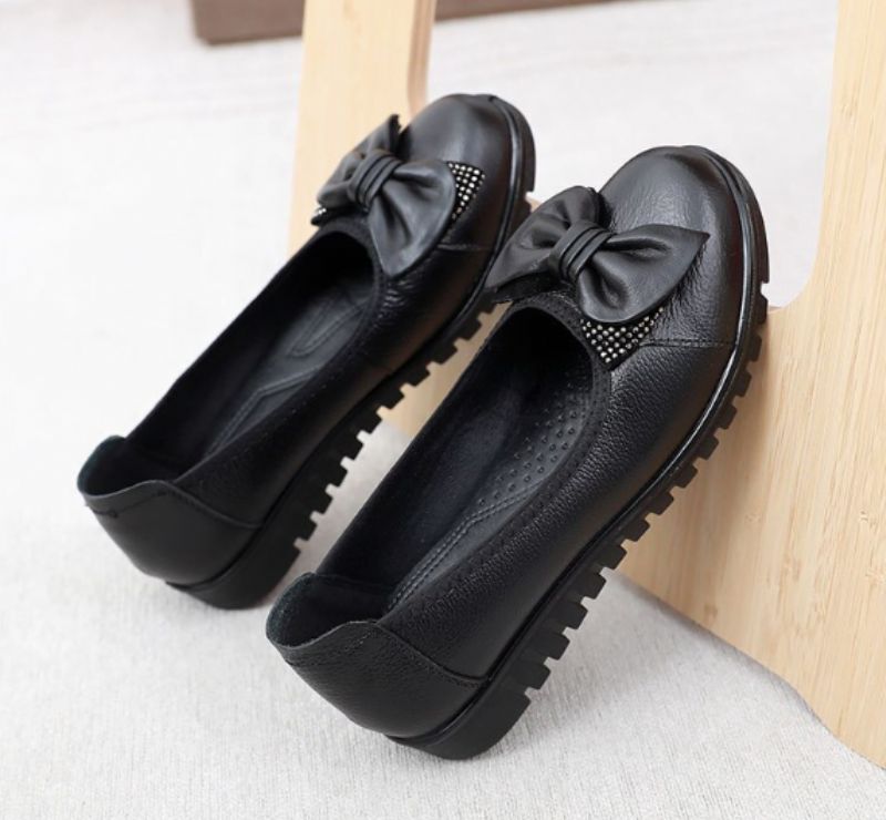 Jane Dames Platte Schoenen - Zwart