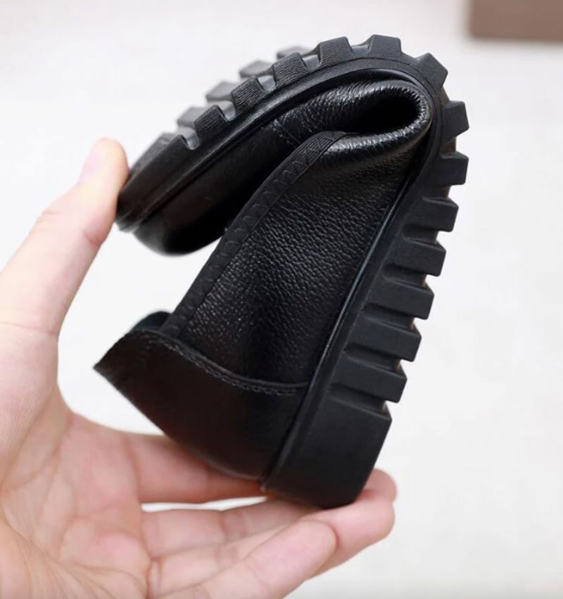 Jane Dames Platte Schoenen - Zwart