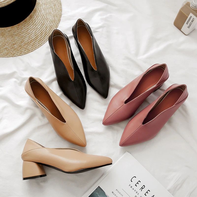 Janza Dames Zwarte Pumps Schoenen - Zwart