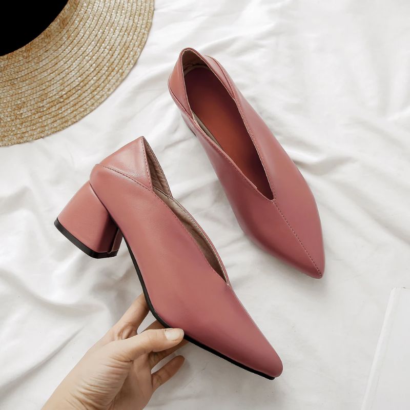 Janza Dames Zwarte Pumps Schoenen - Zwart