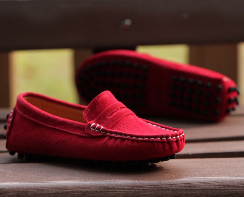 Jared Jongens Loafer Casual Schoenen - Rood