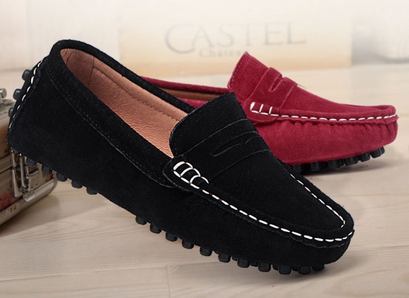 Jared Jongens Loafer Casual Schoenen - Rood