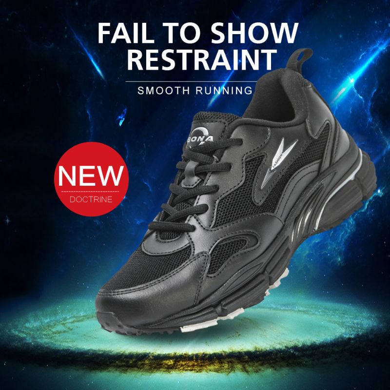 Jason Herenmode Sneaker - Zwart