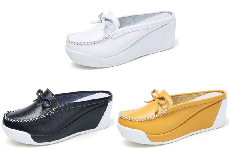 Jassir Dames Wedges - Geel