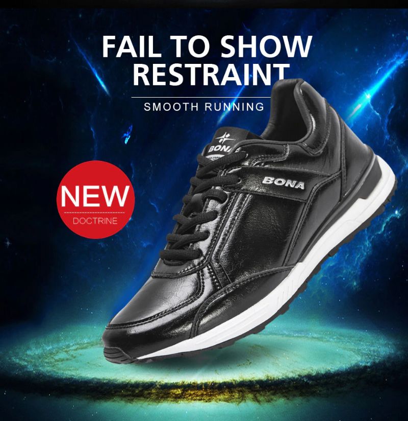 Javi Heren Casual Sneakers - Zwart