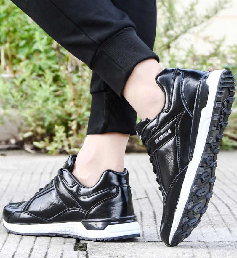 Javi Heren Casual Sneakers - Zwart