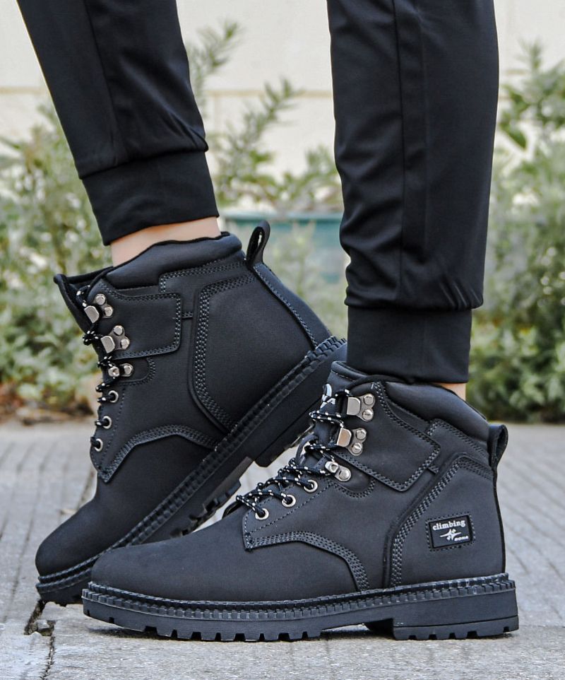 Jaxon Heren Snow Boots - Zwart
