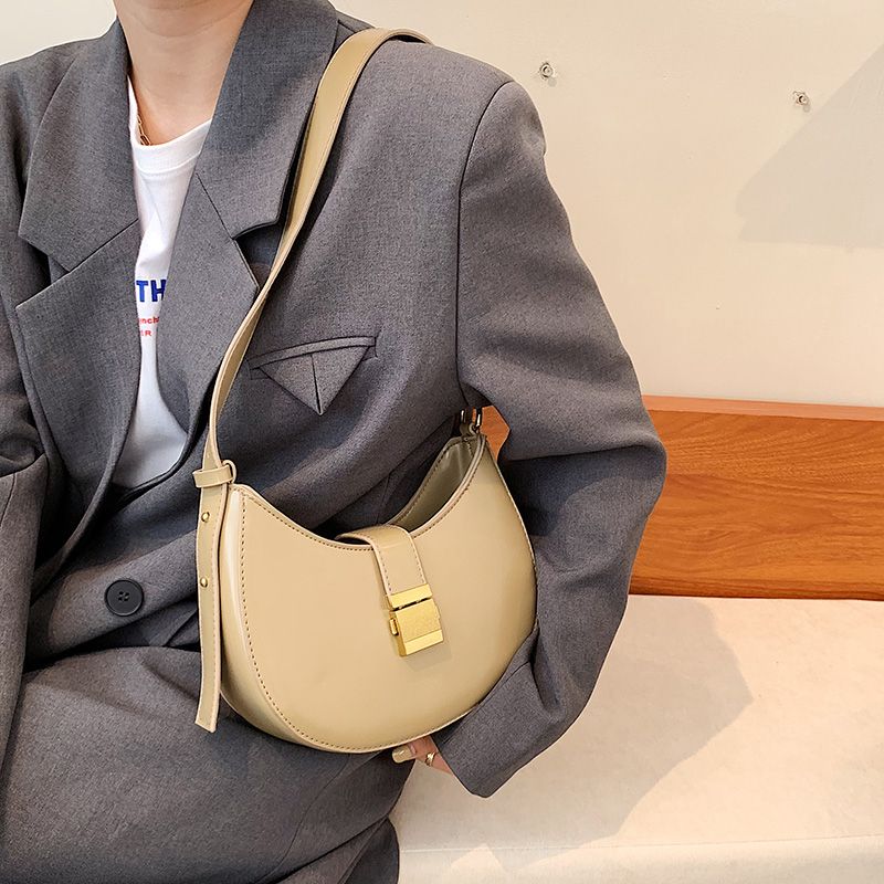 Jaxyn Dames Leren Crossbody Handtas - Zwart 