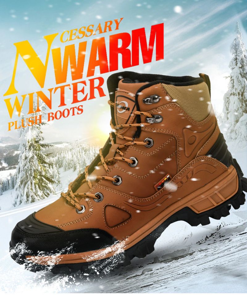 Jeagger Heren Winterlaarzen - Oranje