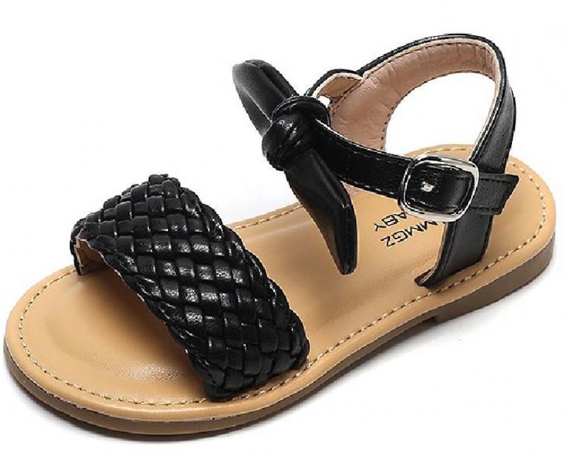 Jean Meisjes Casual Sandaal - Zwart