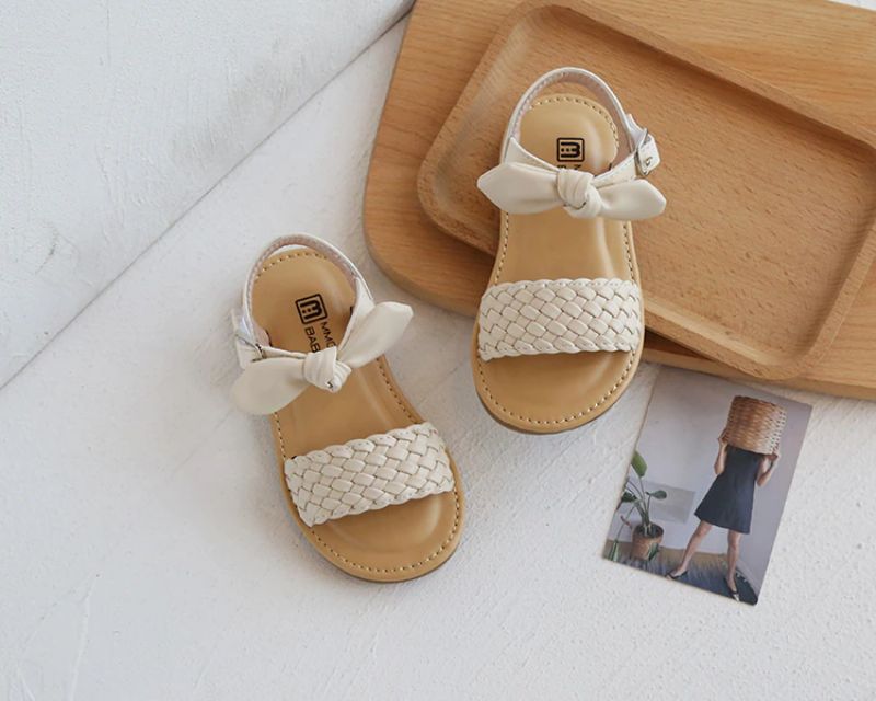 Jean Meisjes Casual Sandaal - Zwart