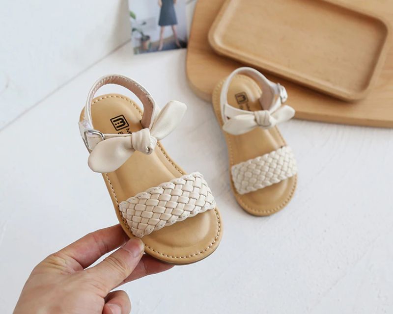 Jean Meisjes Casual Sandaal - Zwart
