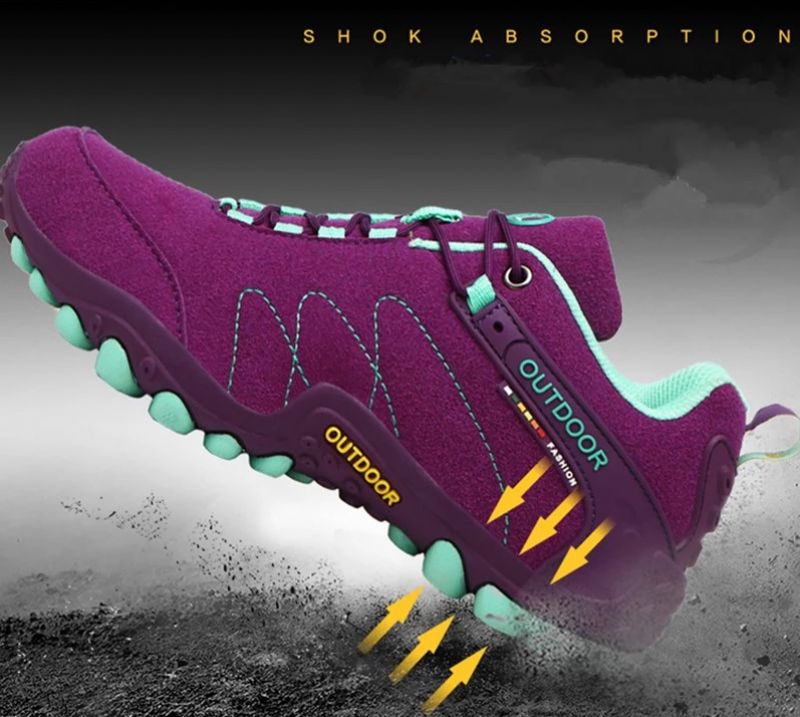 Jeorge Heren Unisex Outdoor Wandelschoenen - Donkergrijs