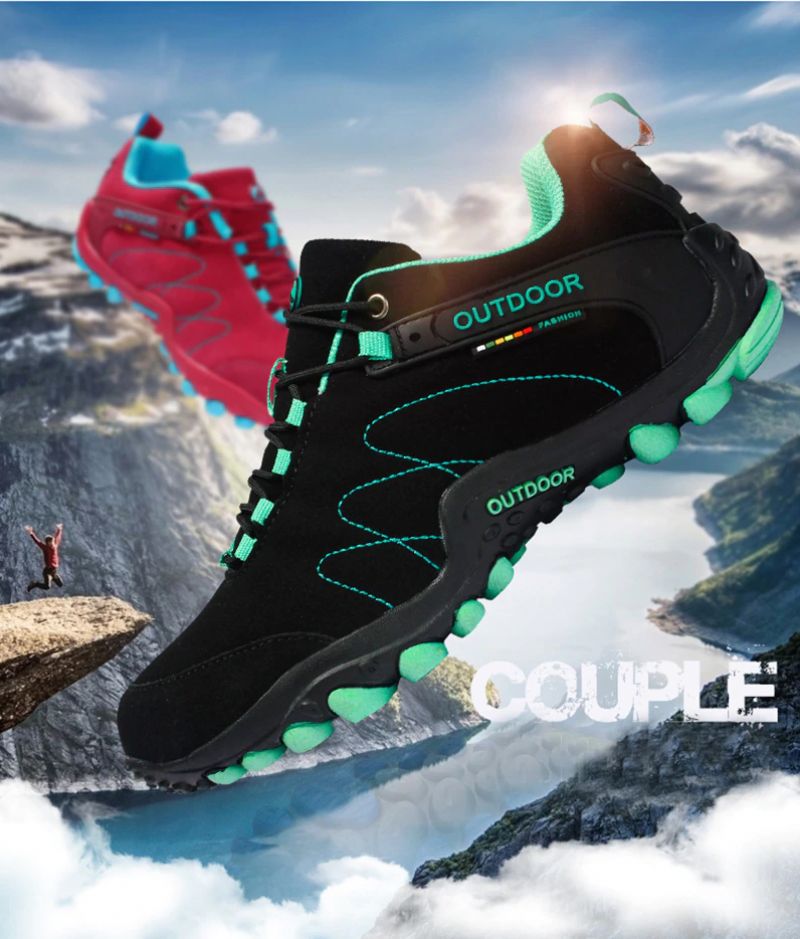 Jeorge Heren Unisex Outdoor Wandelschoenen - Donkergrijs