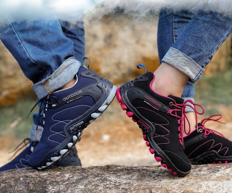 Jeorge Heren Unisex Outdoor Wandelschoenen - Donkergrijs