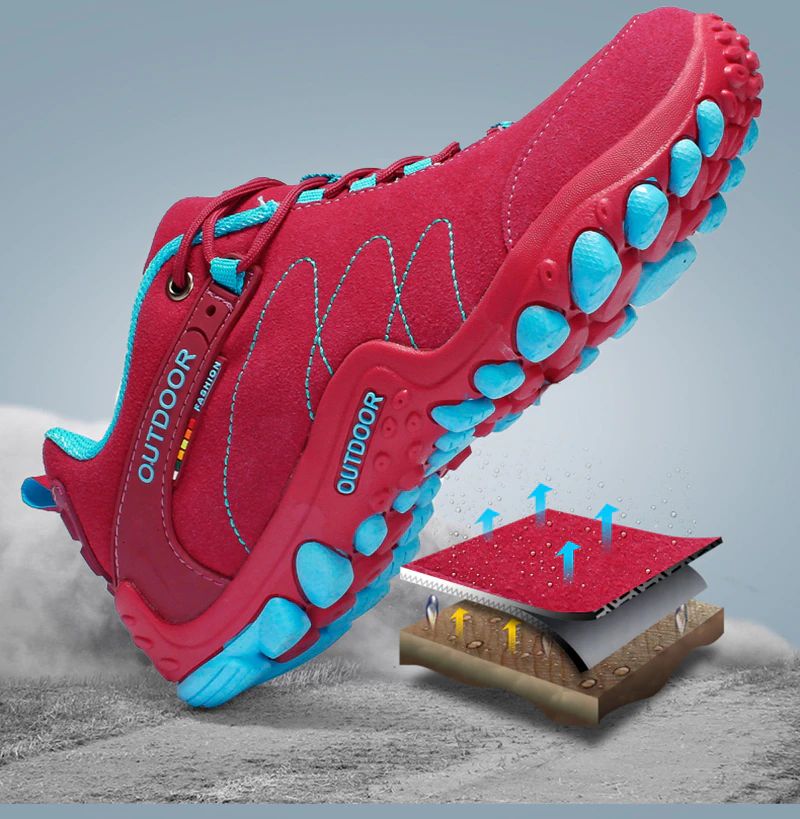Jeorge Heren Unisex Outdoor Wandelschoenen - Donkergrijs