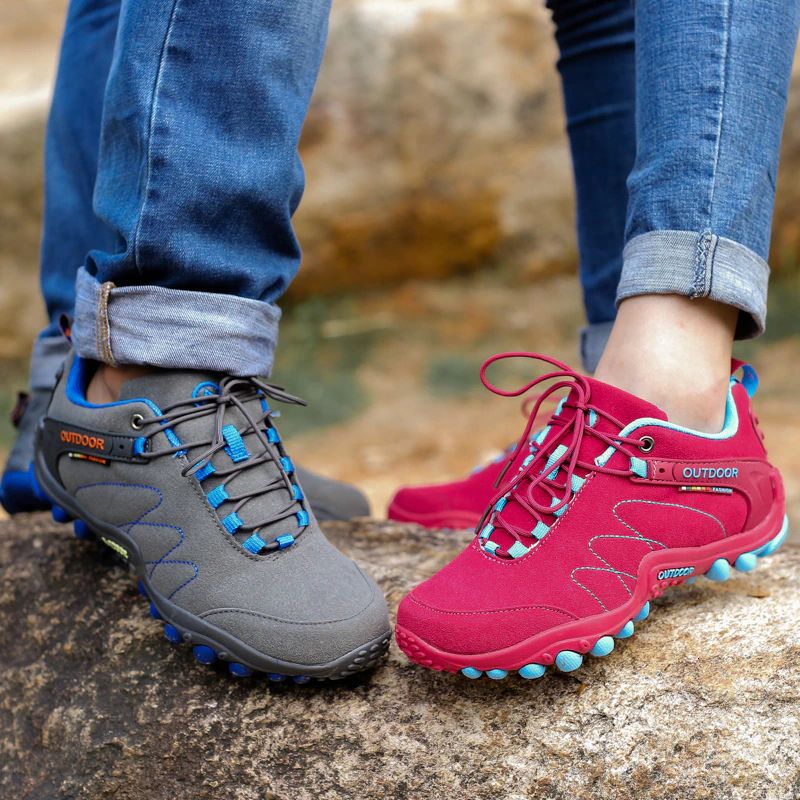 Jeorge Heren Unisex Outdoor Wandelschoenen - Donkergrijs