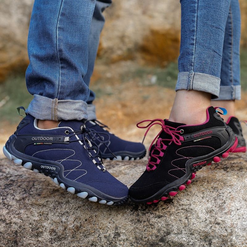 Jeorge Heren Unisex Outdoor Wandelschoenen - Donkergrijs