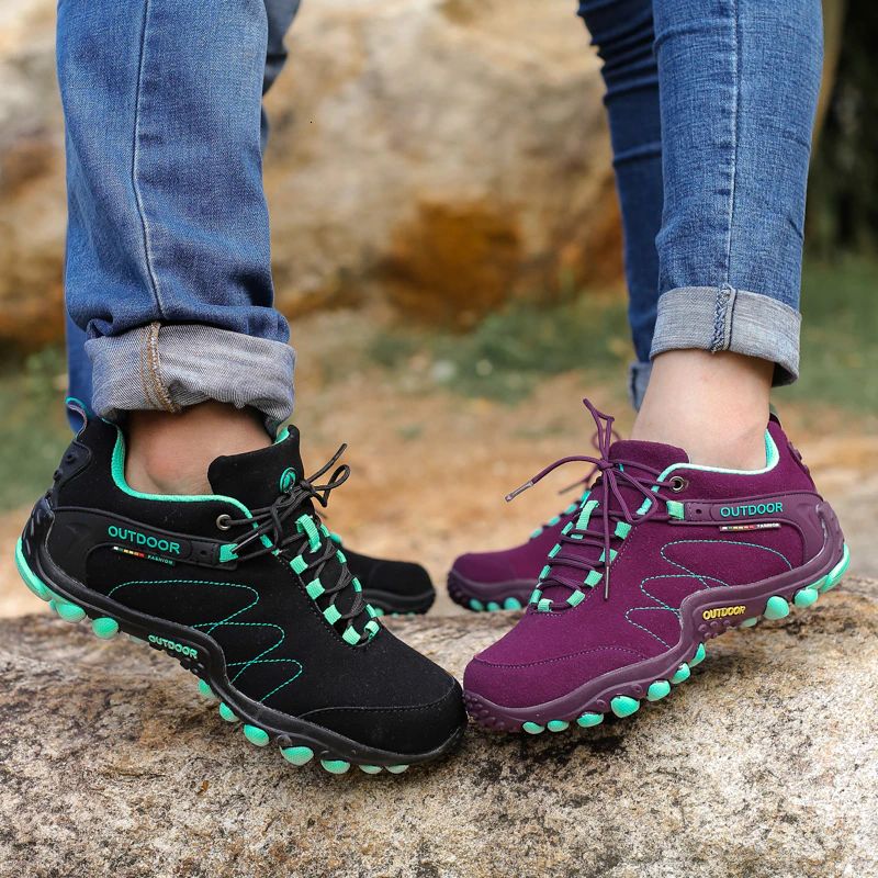 Jeorge Heren Unisex Outdoor Wandelschoenen - Donkergrijs