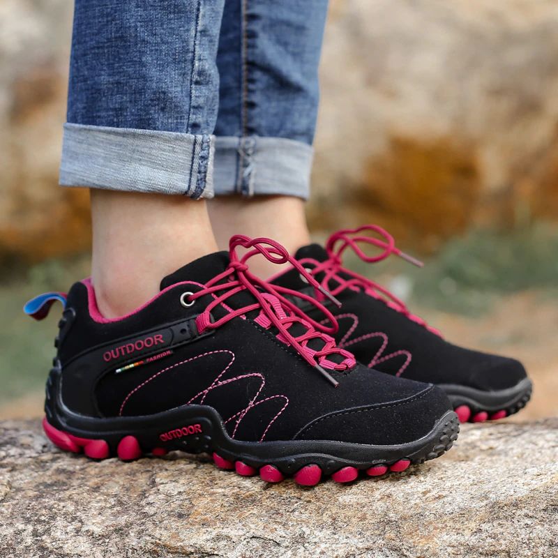Jeorge Heren Unisex Outdoor Wandelschoenen - Donkergrijs