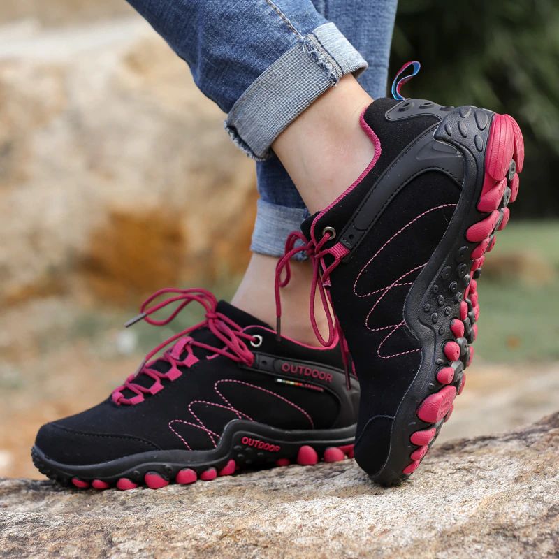 Jeorge Heren Unisex Outdoor Wandelschoenen - Donkergrijs