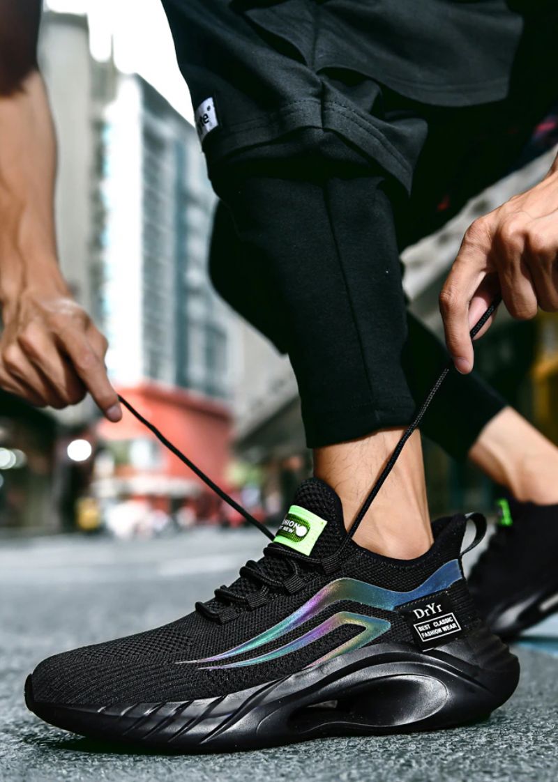 Jersey Heren Hardloopsneakers - Zwart