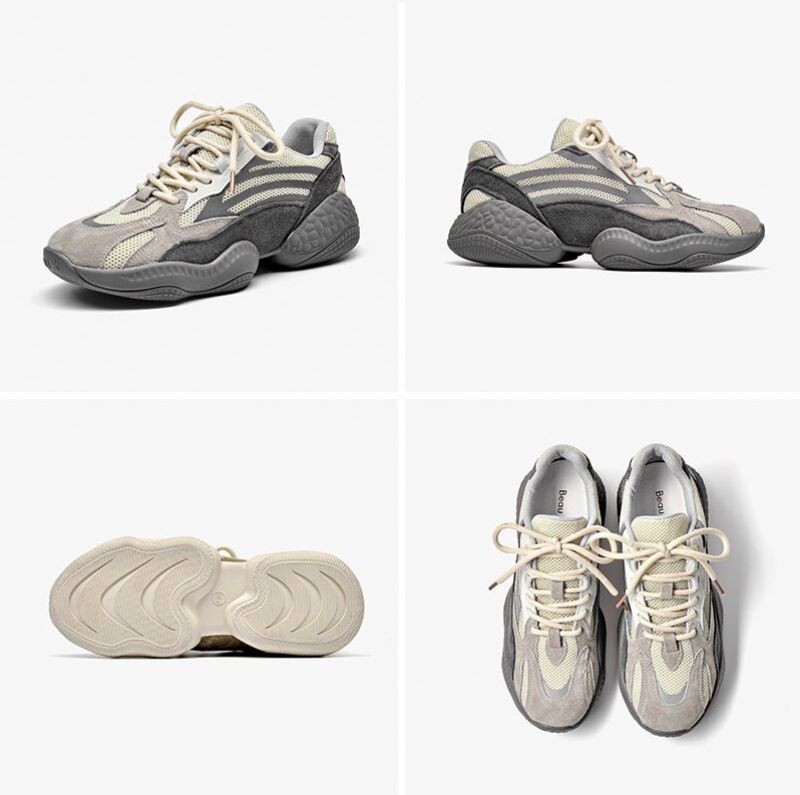 Jesi Dames Sneaker - Bruin Abrikoos