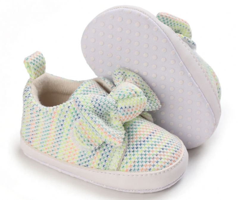 Jessica Babymeisjes Slip-on Sneakers - Groen