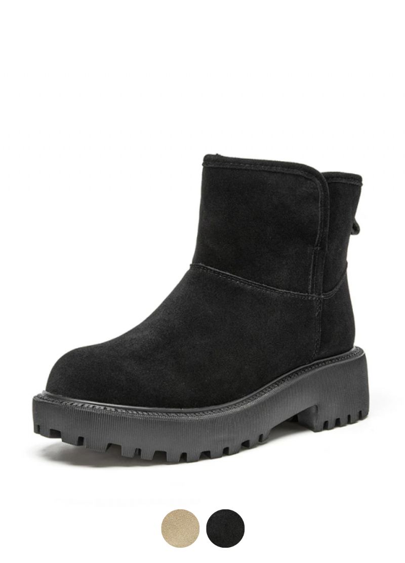 Jeudy Dames Platform Snow Zwarte Laarzen