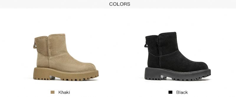 Jeudy Dames Platform Snow Zwarte Laarzen - Zwart