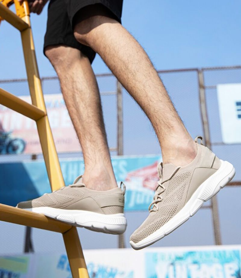 Jhojan Heren Zomer Sneakers - Beige