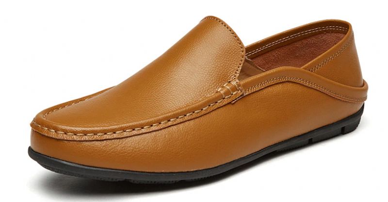 Jideon Heren Loafer Schoenen - Geel