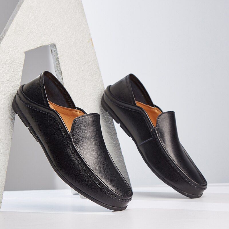 Jideon Heren Loafer Schoenen - Geel