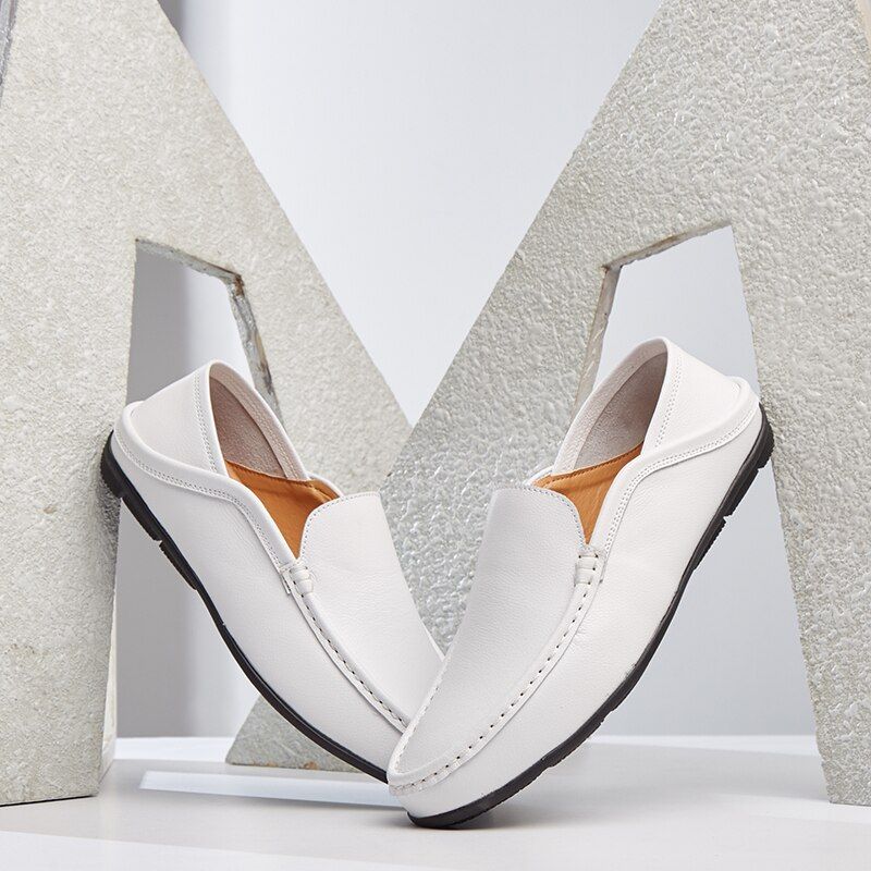 Jideon Heren Loafer Schoenen - Geel