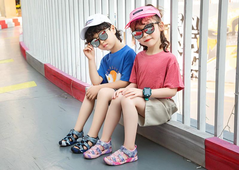 Jimenez Unisex Kids Outdoor Sandalen - Roze