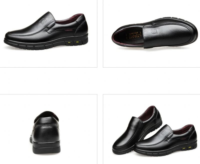 Jimmy Heren Dress Loafers - Zwart