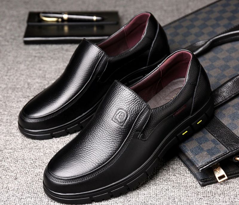 Jimmy Heren Dress Loafers - Zwart