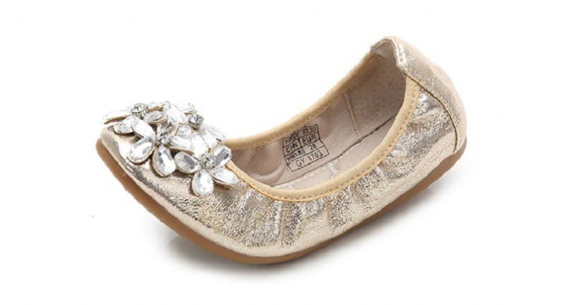 Joanne Platte Schoenen Voor Meisjes - Goud