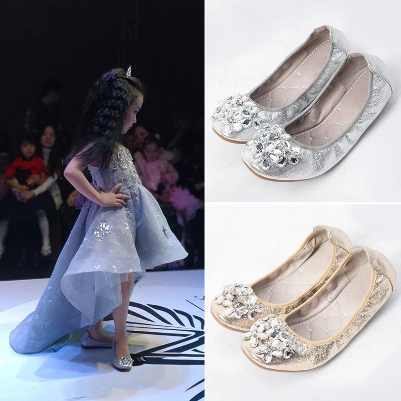 Joanne Platte Schoenen Voor Meisjes - Goud