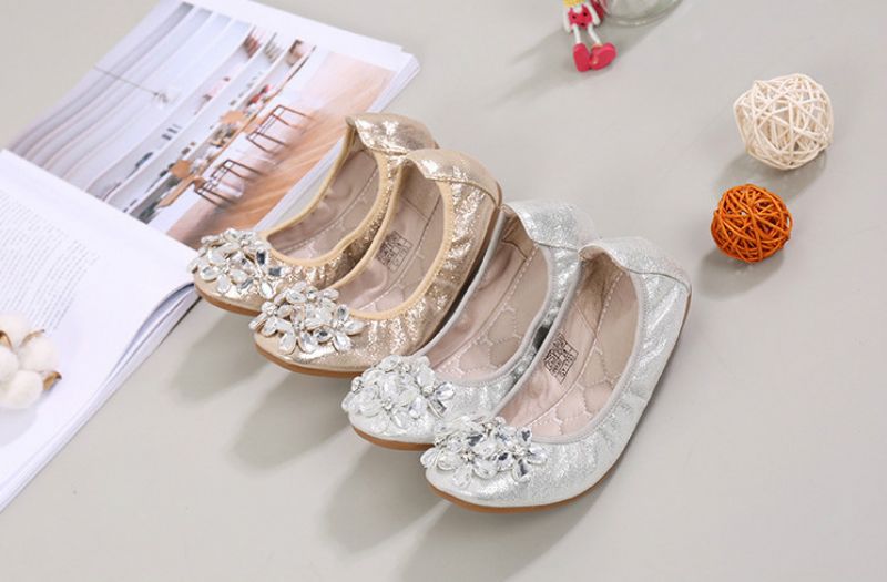 Joanne Platte Schoenen Voor Meisjes - Goud