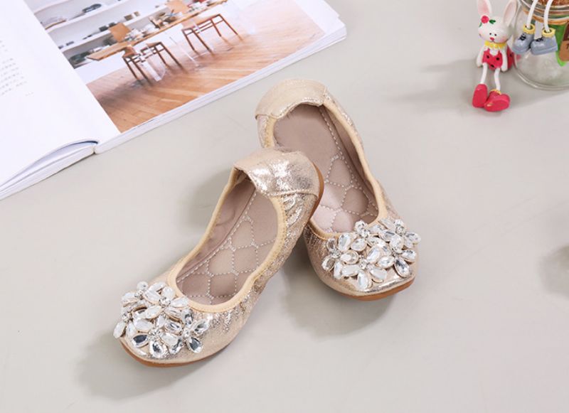 Joanne Platte Schoenen Voor Meisjes - Goud