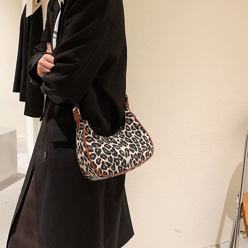 Jode Vrouwen Schouder Crossbody Handtas - Bruin Luipaard