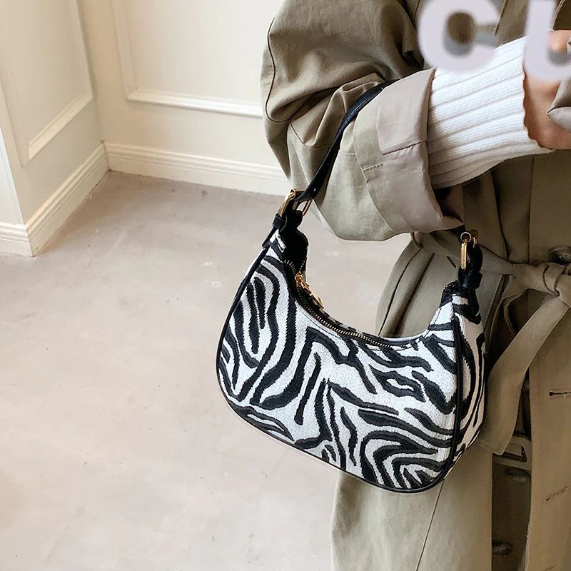 Jode Vrouwen Schouder Crossbody Handtas - Bruin Luipaard