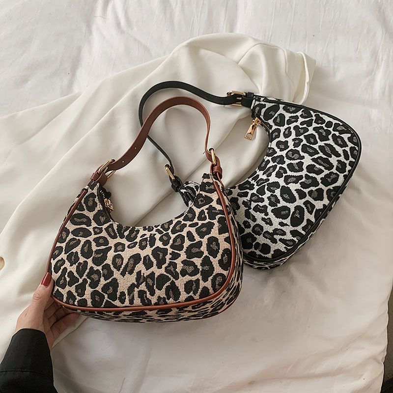 Jode Vrouwen Schouder Crossbody Handtas - Bruin Luipaard