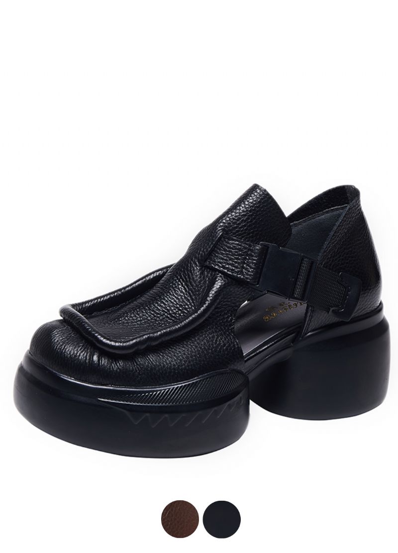 Joe Dames Dikke Zool Platform Schoenen