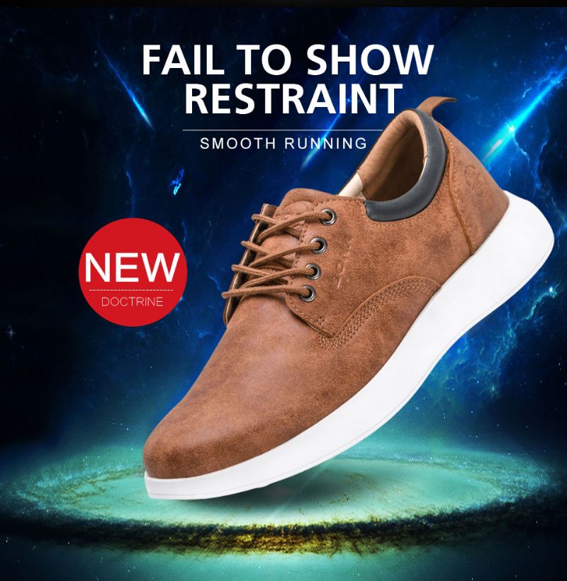 Joe Heren Klassieke Sneaker - Bruin