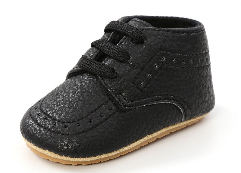 Jonas Unisex Platte Schoenen Voor Kinderen - Zwart