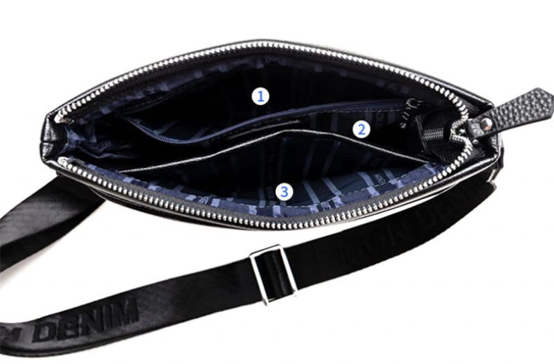Jonathan Heren Crossbody - Zwart